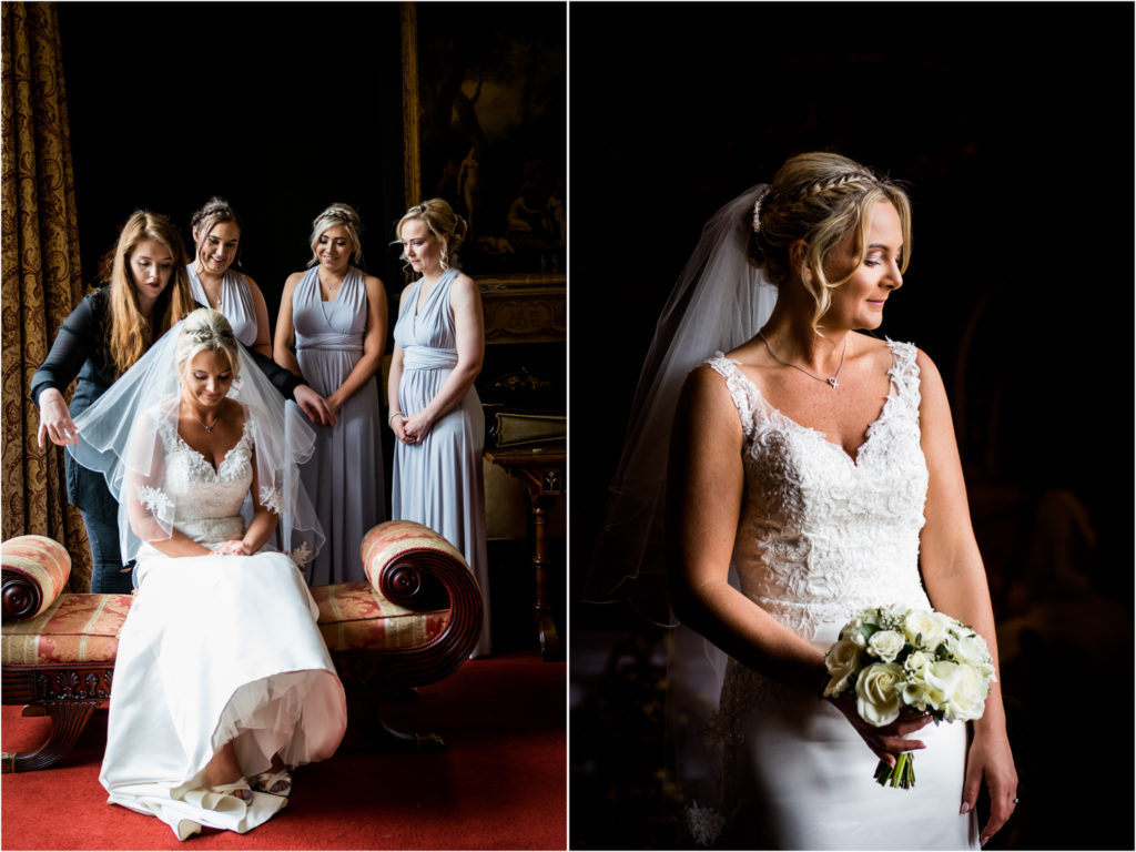 Allerton Castle Wedding Photography - Bridal Preparations