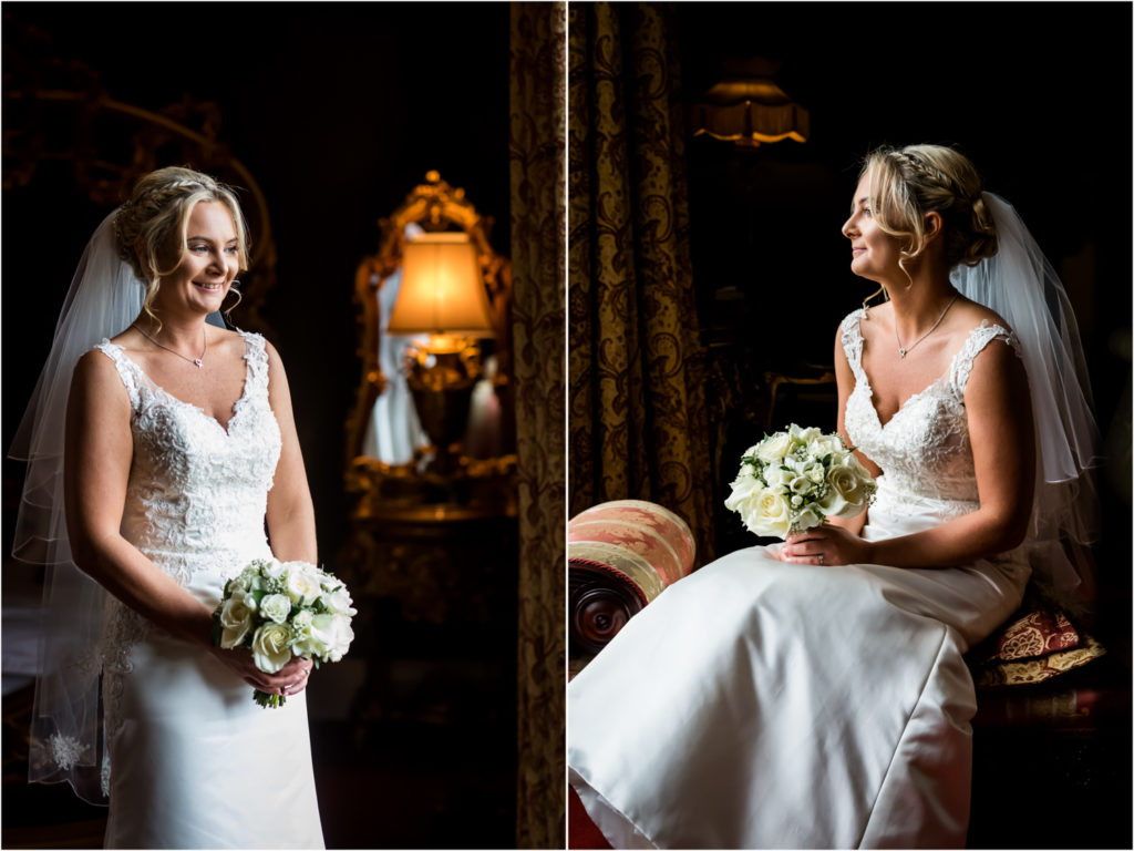 Allerton Castle Wedding Photography - Bridal Portraits