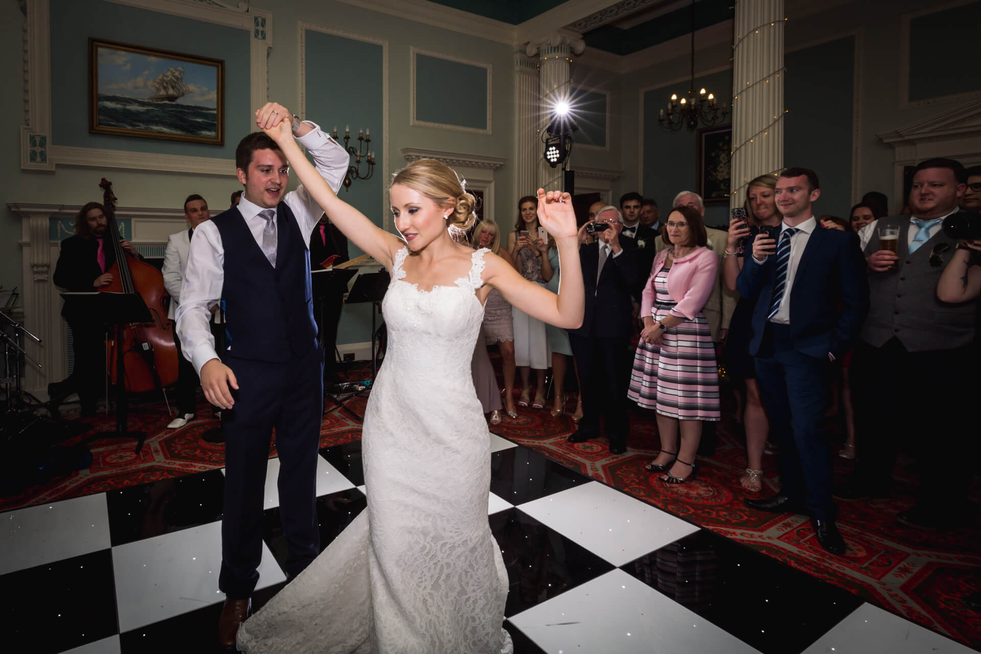 Denton Hall Wedding Photograpy - Couple's first dance