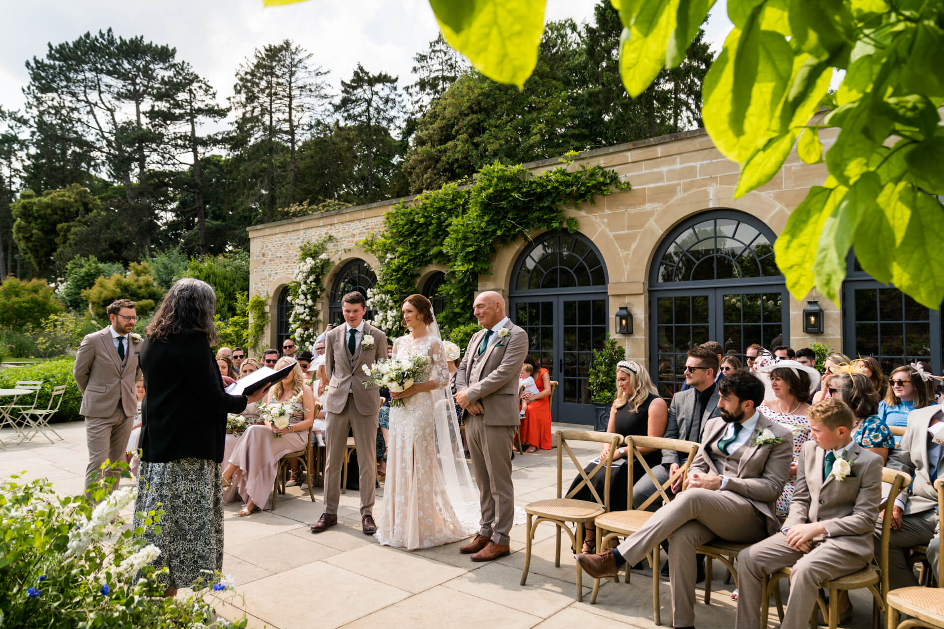 ceremony on the Middleton Lodge estate