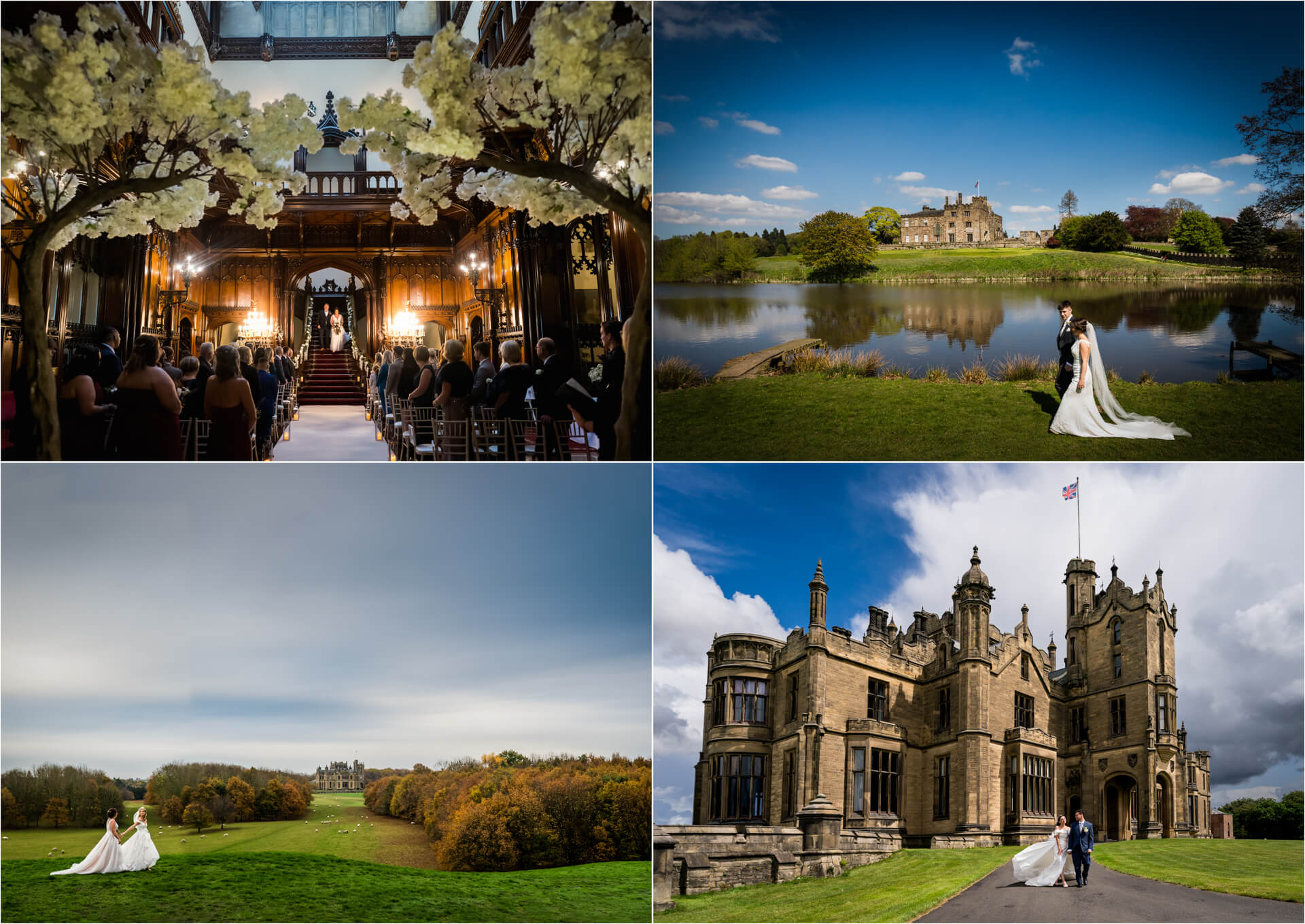Elegant weddings at historic UK estate and castle venues.